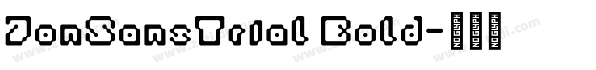 JonSansTrial Bold字体转换